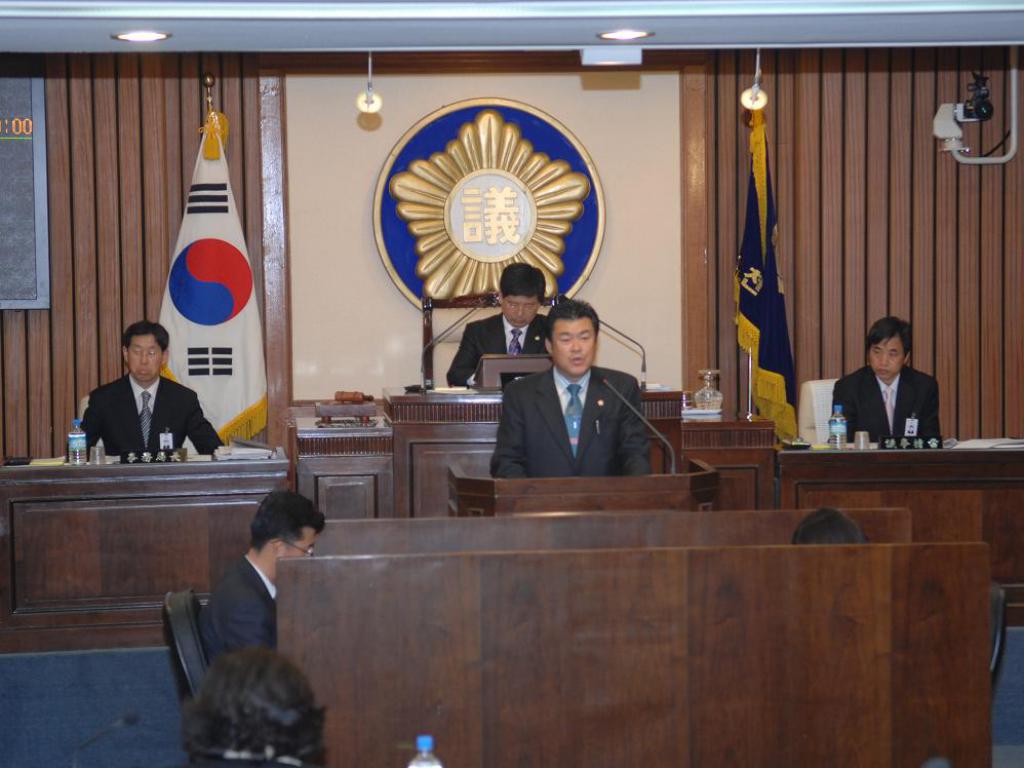 강태선부의장 시정질문