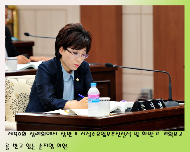 제90회 정례회 상반기 시정주요업무 보고