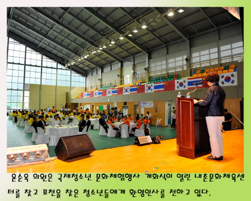 국제청소년 문화체험행사 개회식