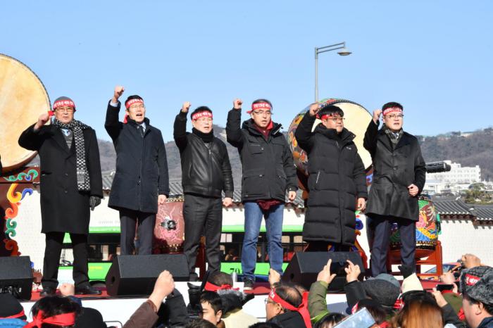 190116 전철7호선 연장 예타  면제 촉구 결의대회 - 5