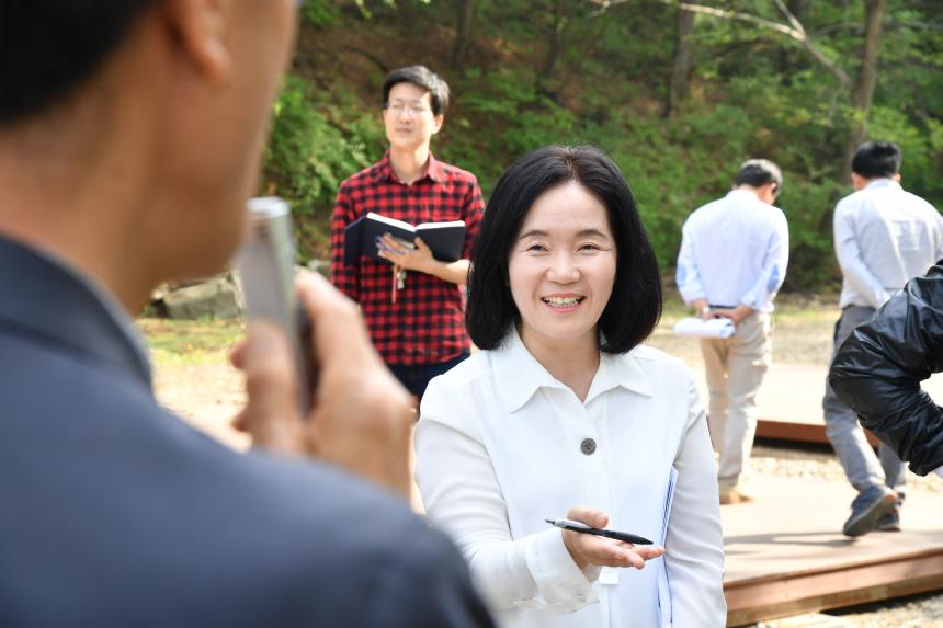 제140회 주요사업장 답사(잣 숲 캠핑장 조성사업) - 2