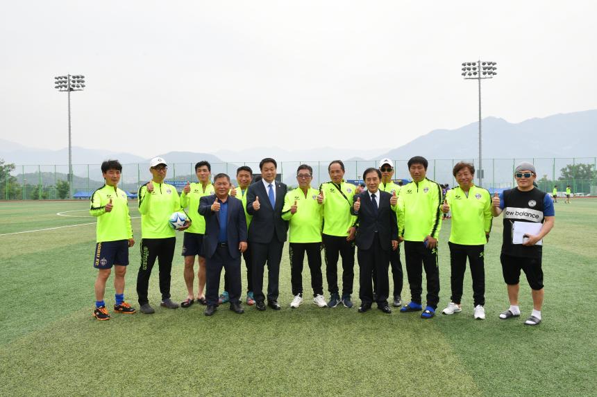 제2회 한북신문 포천시축구협회배 중장년 자선 축구대회 - 4