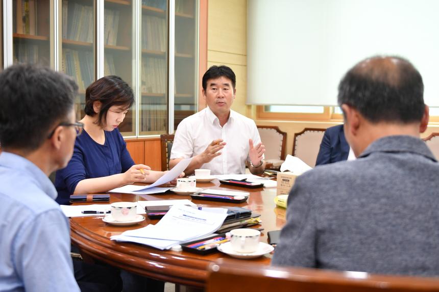 주요사업 집행부서와의 간담회 - 6