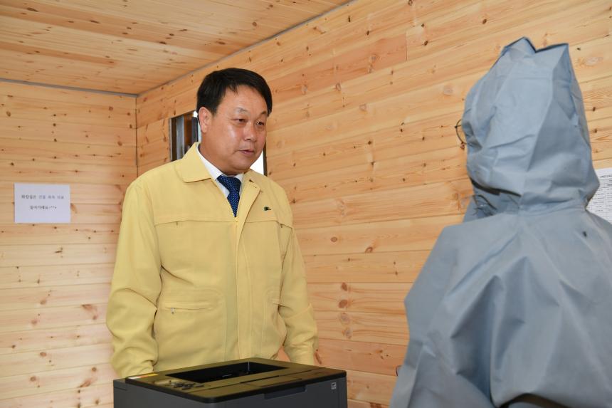 아프리카 돼지열병  거점초소 격려 방문 - 3