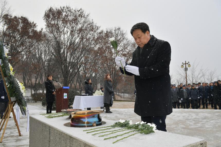 2020 신년맞이 충혼탑 참배 - 4