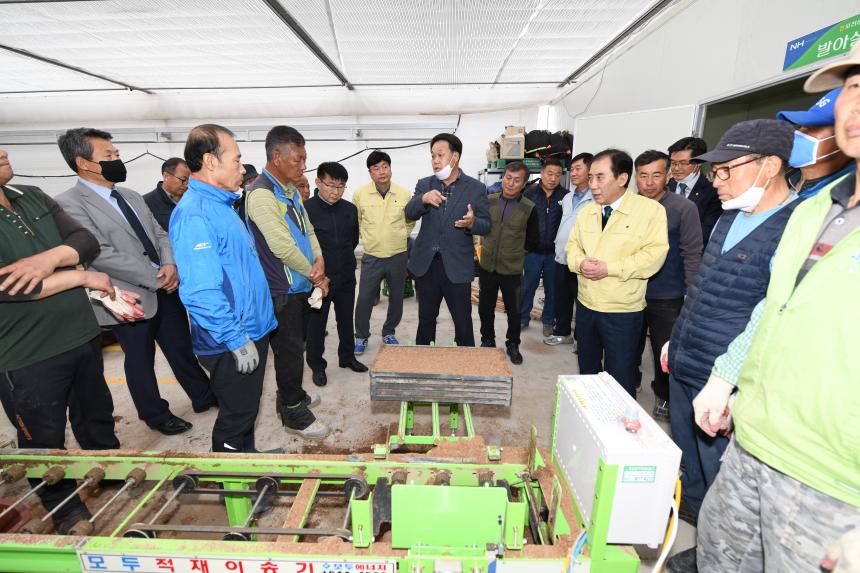 포천농협 공동 육묘장 못자리 - 2