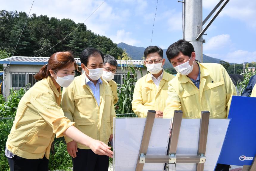 ASF 관련 김현수 농림축산식품부 장관 방문