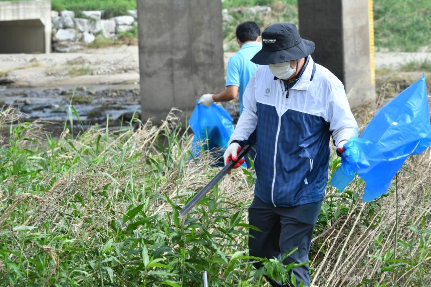 수해 쓰레기 대청소  - 3