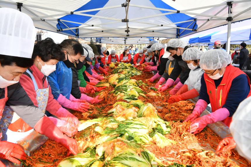 소흘읍 민관합동 행복나눔 김장담그기
