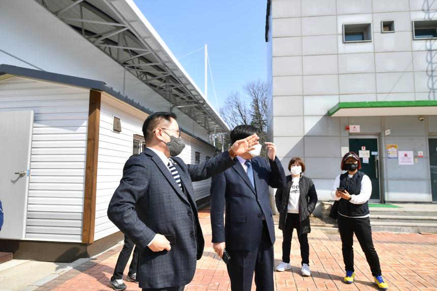 소흘체육공원 실내테니스장 현장 방문 - 2