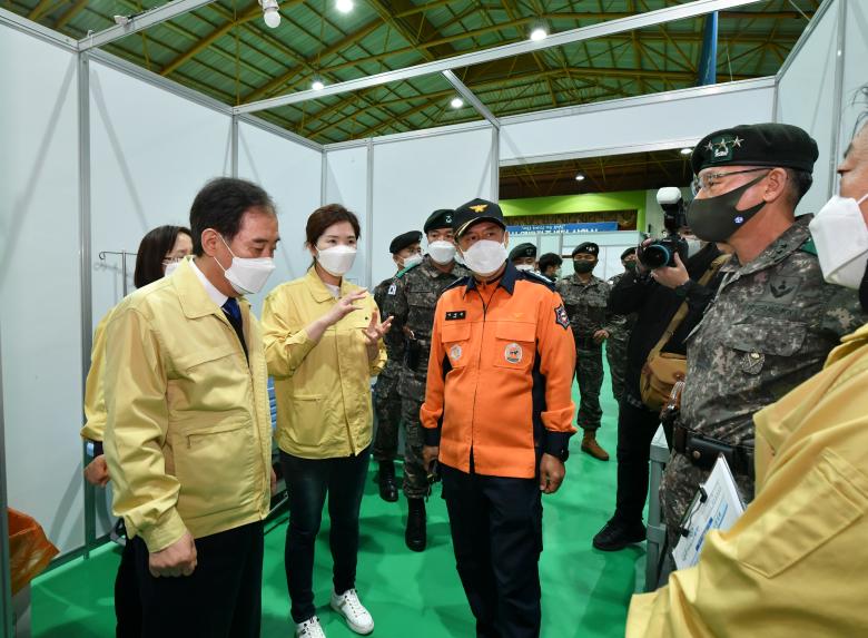 백신접종센터 현장 방문 - 17