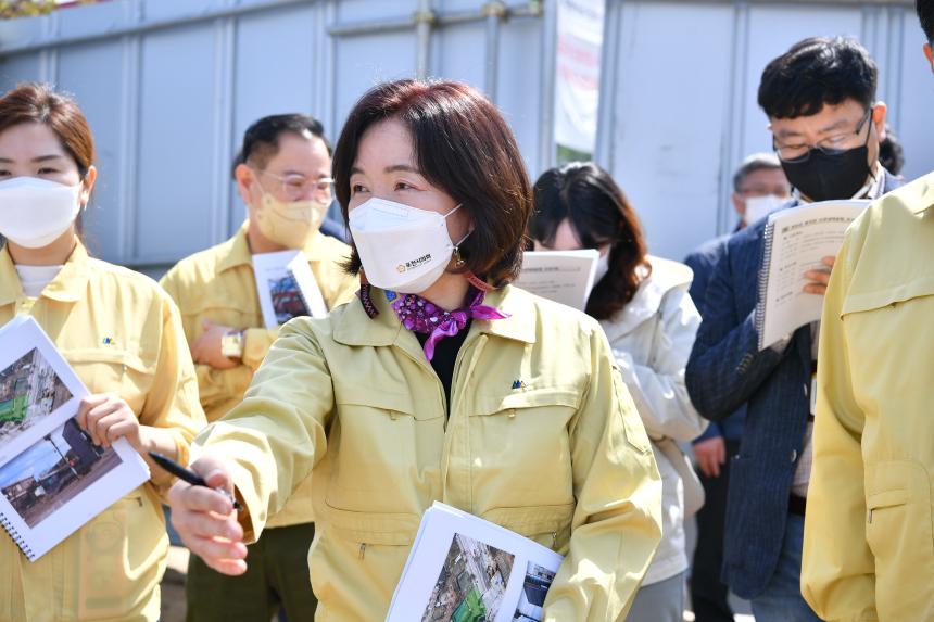 주요사업장 답사(포천 택시쉼터 건립공사장) - 7