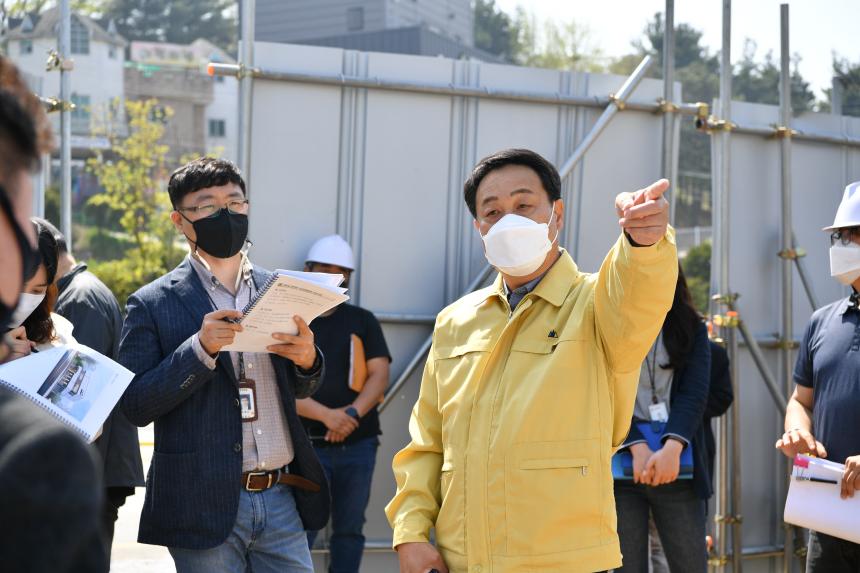 주요사업장 답사(포천 택시쉼터 건립공사장) - 11