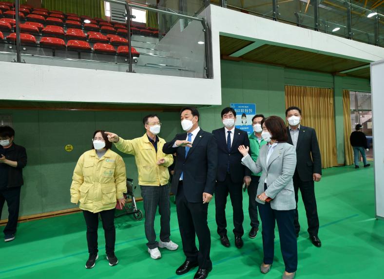 백신접종센터 현장 방문 - 21