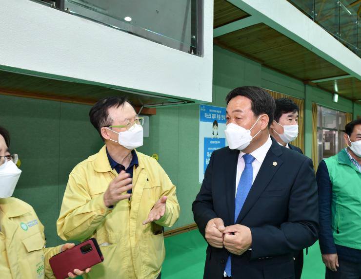 백신접종센터 현장 방문 - 23