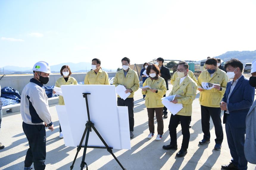제160회 임시회 주요사업장 답사(국도43호선 우회도로 개설공사) - 8