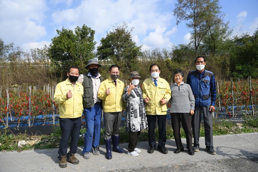 벼베기 수확 격려 행사(이동면)
