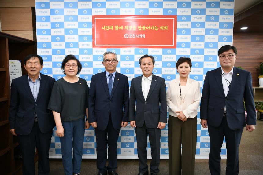 신임 이종훈 포천문화원장 방문 - 9