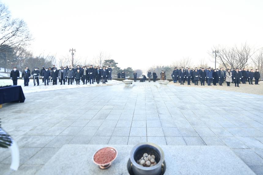 2023년 계묘년 새해 충혼탑 참배 - 1