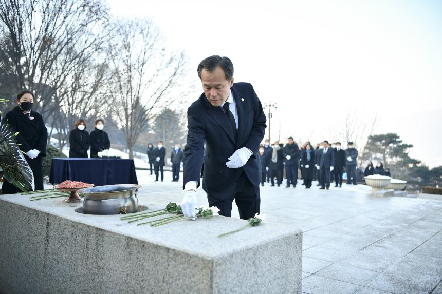 2023년 계묘년 새해 충혼탑 참배 - 12