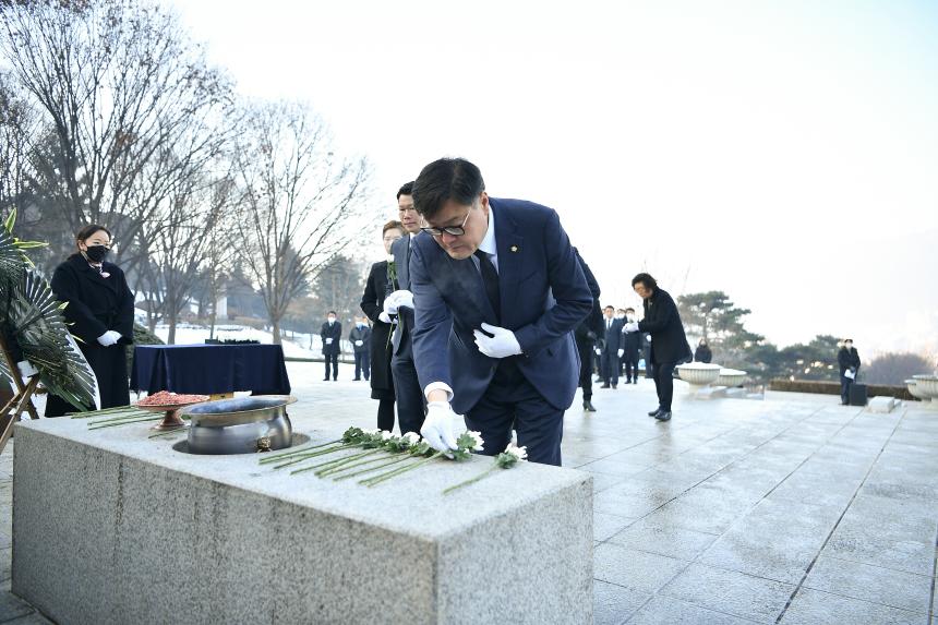 2023년 계묘년 새해 충혼탑 참배 - 17