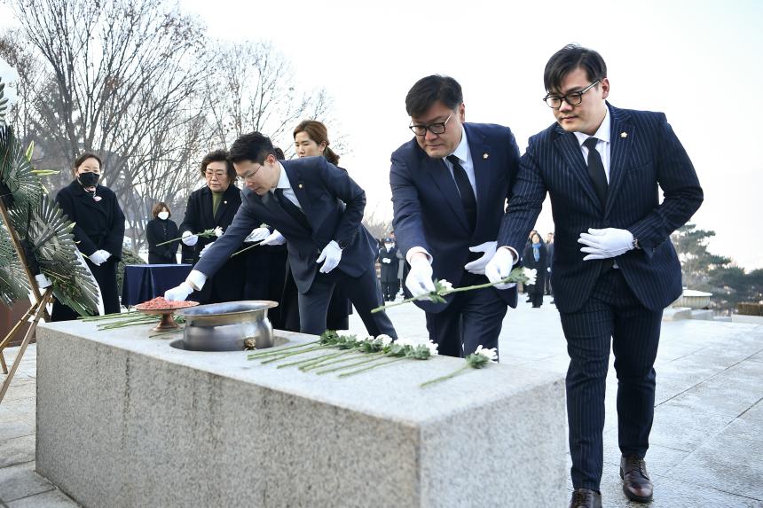 2023년 계묘년 새해 충혼탑 참배 - 19