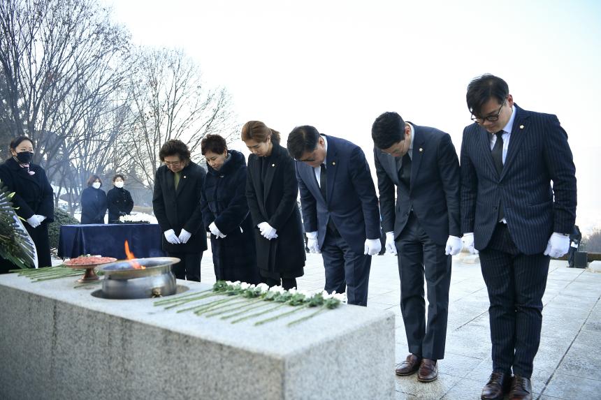 2023년 계묘년 새해 충혼탑 참배 - 22