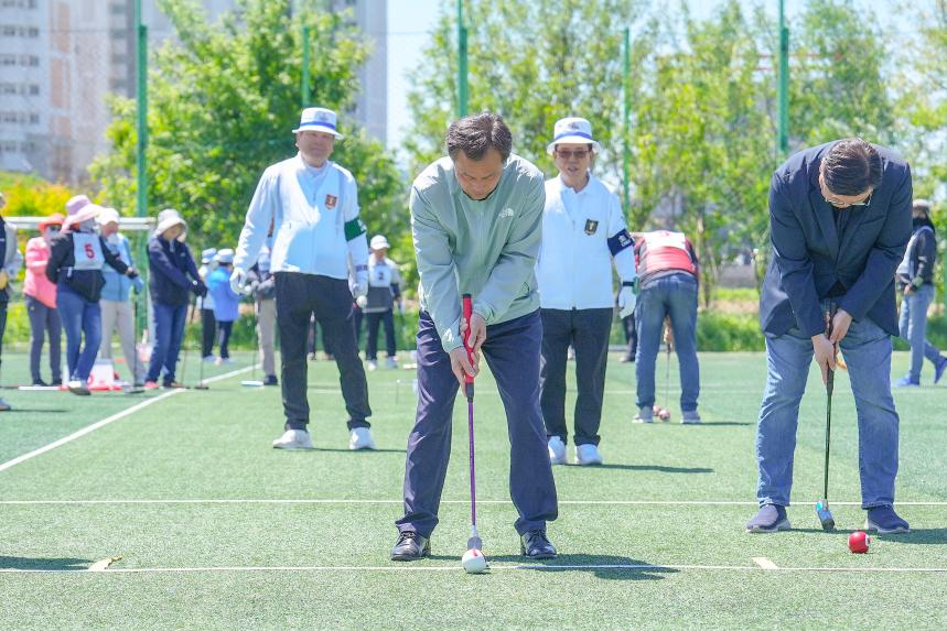 제1회 포천시장애인체육회장배 어울림 게이트볼 대회 - 3