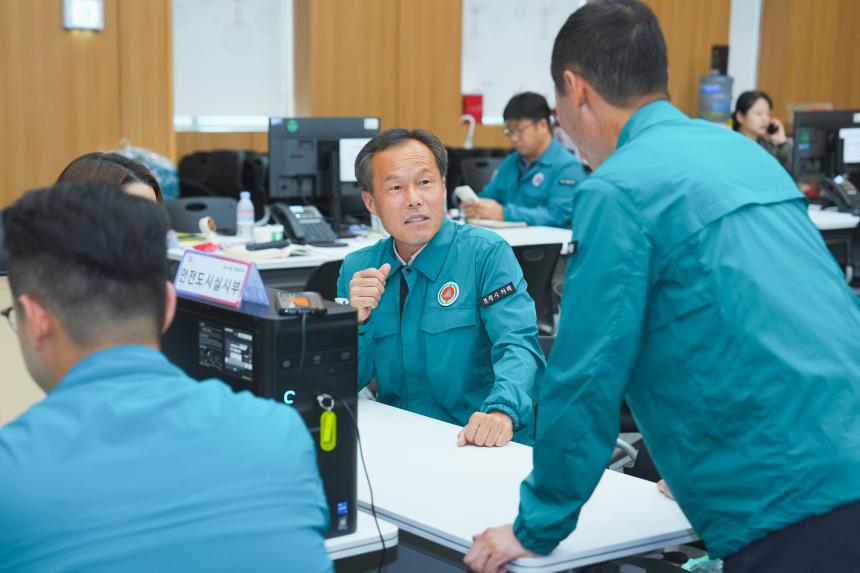 을지연습 훈련 격려 - 5