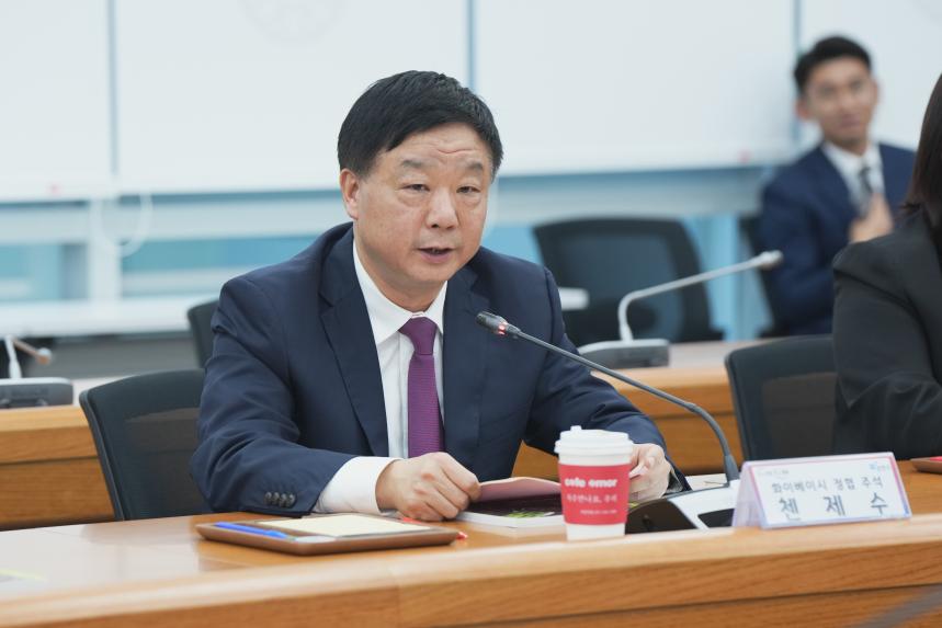 상호결연도시 중국 화이베이시 대표단과의 접견 - 2