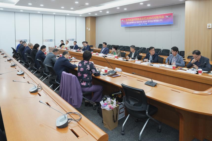 상호결연도시 중국 화이베이시 대표단과의 접견 - 4