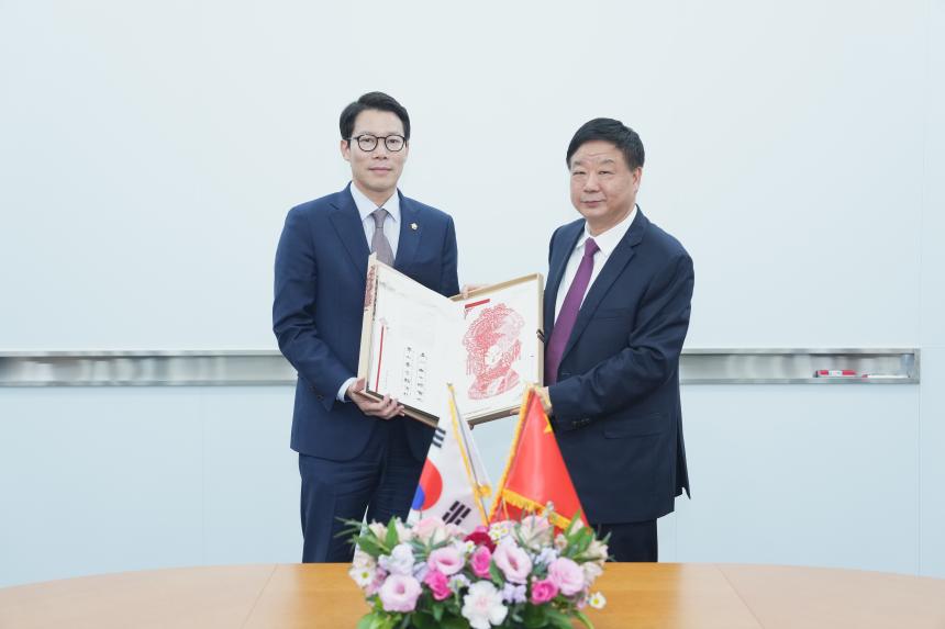 상호결연도시 중국 화이베이시 대표단과의 접견 - 6