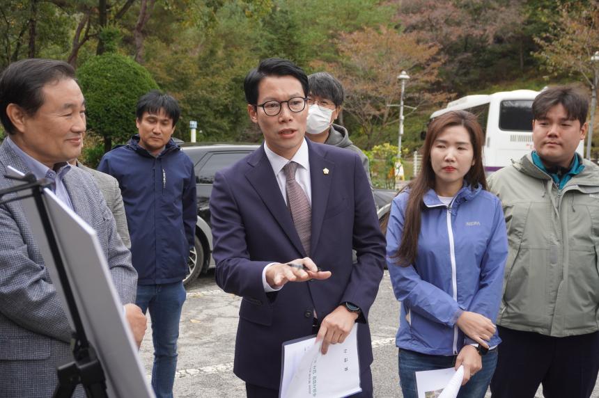 제182회 포천시의회 임시회 주요사업장 답사 - 9