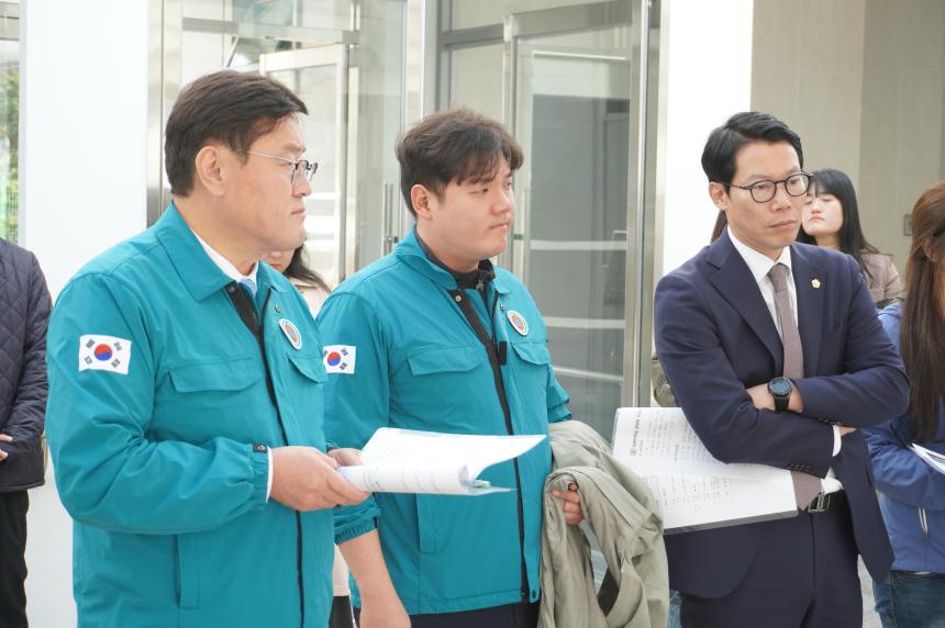 제182회 포천시의회 임시회 주요사업장 답사 - 17