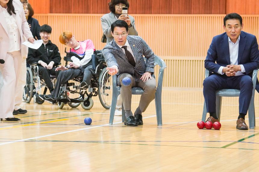 제1회 포천시장애인체육회장배 어울림 보치아 대회 - 12
