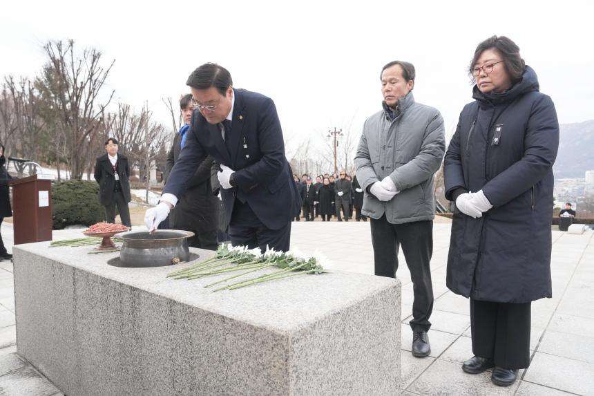 2025년 충혼탑 참배