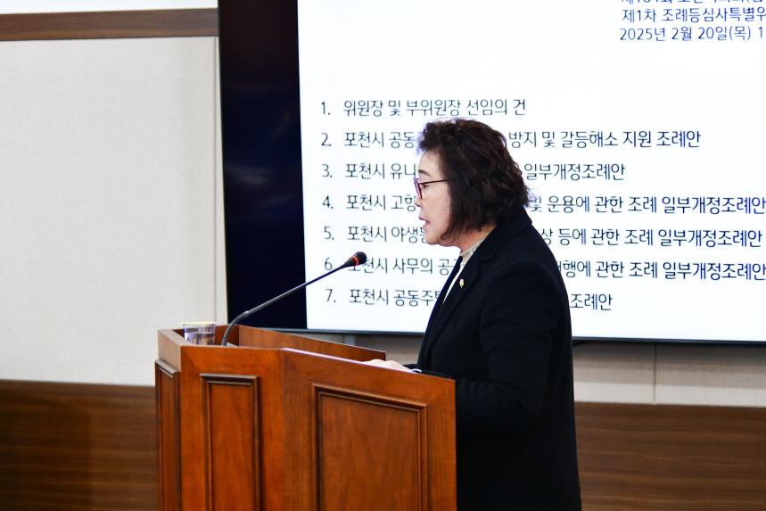 제184회 포천시의회 임시회 조례등심사특별위원회 - 6