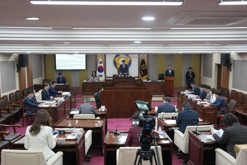 제185회 포천시의회 임시회 제1차 본회의