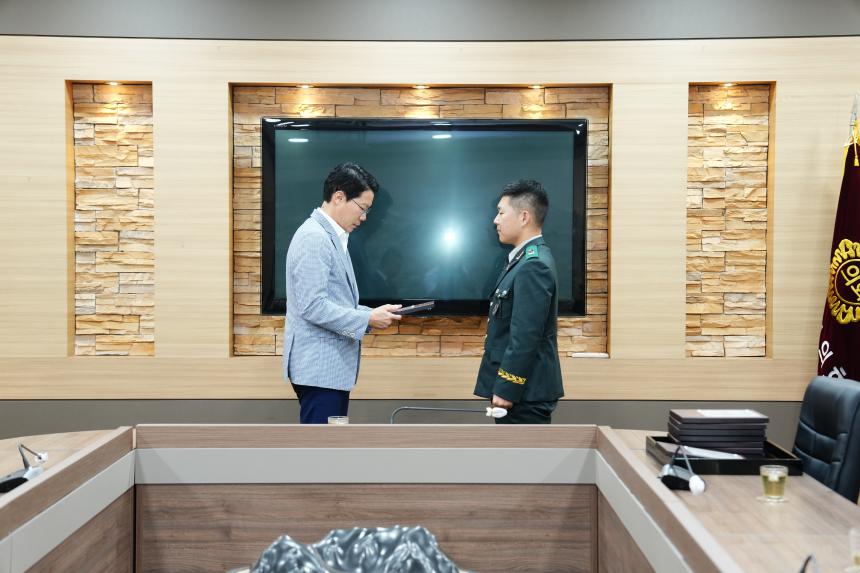 6.25자원봉사자 표창장 수여식