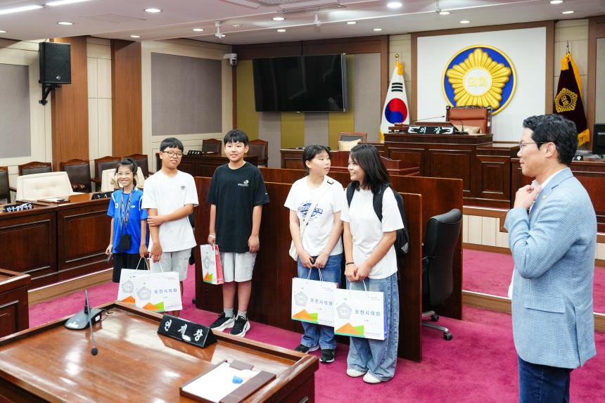 포천 가산초교 포천시의회 견학방문 2 - 14