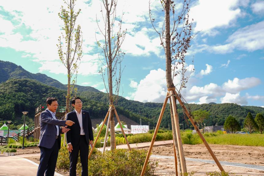 양버들 가로수길(한탄강 생태경관단지) 조성 기념식 - 40