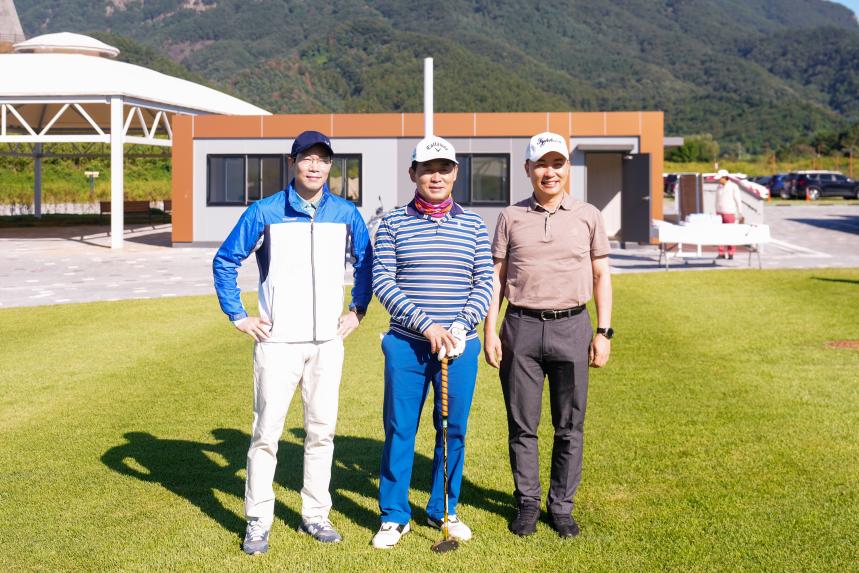 포천한여울 파크골프장 개관 전 라운딩행사 참석 1