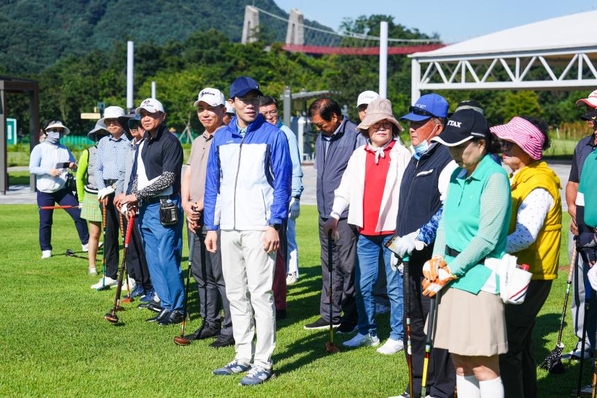 포천한여울 파크골프장 개관 전 라운딩행사 참석 2 - 14