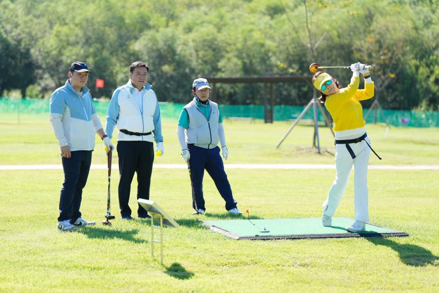 포천한여울 파크골프장 개관 전 라운딩행사 참석 3 - 37