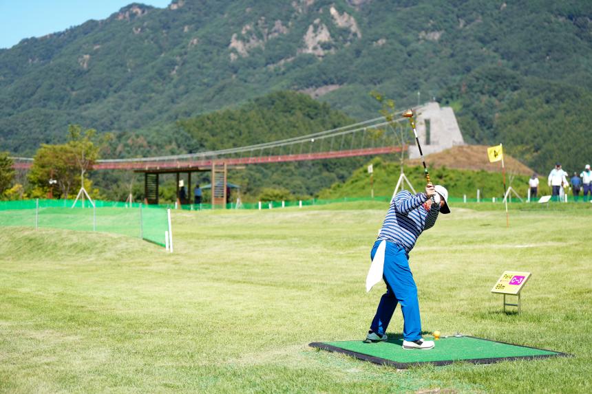 포천한여울 파크골프장 개관 전 라운딩행사 참석 3 - 54