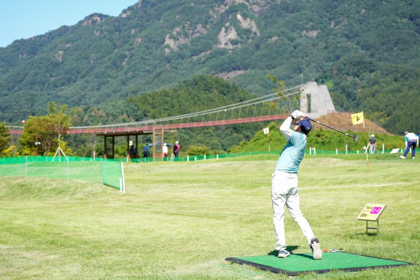 포천한여울 파크골프장 개관 전 라운딩행사 참석 3 - 56