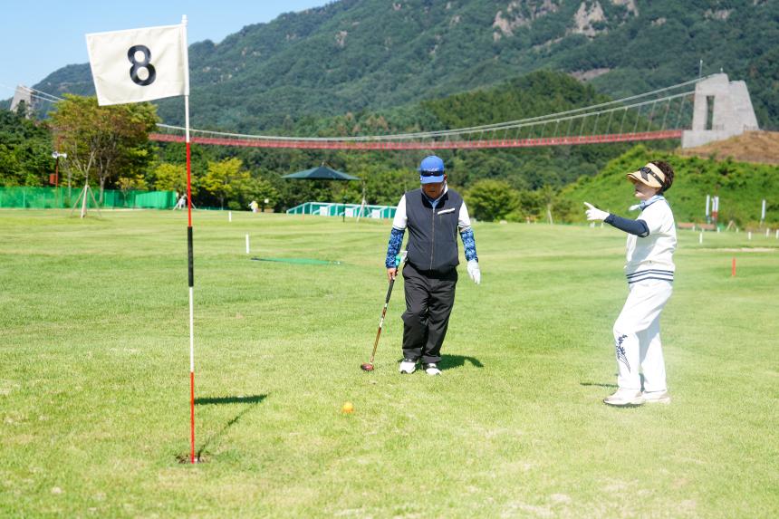 포천한여울 파크골프장 개관 전 라운딩행사 참석 3 - 63