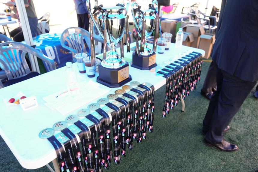 포천시민축구단 VS 양평FC 홈경기 관람 및 선단초 축구단 격려인사 - 8