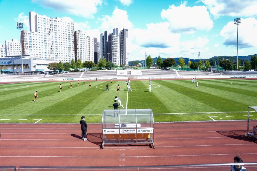 포천시민축구단 VS 양평FC 홈경기 관람 및 선단초 축구단 격려인사 - 32