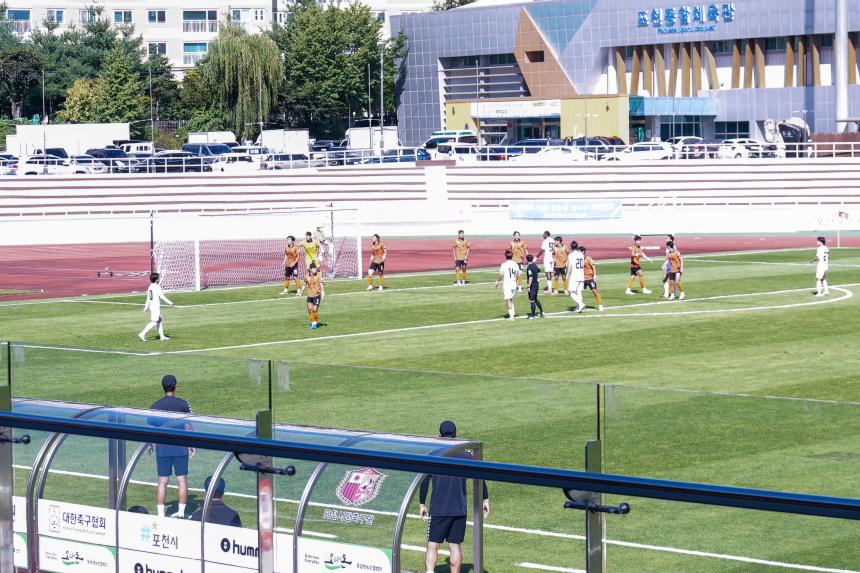 포천시민축구단 VS 양평FC 홈경기 관람 및 선단초 축구단 격려인사 - 39